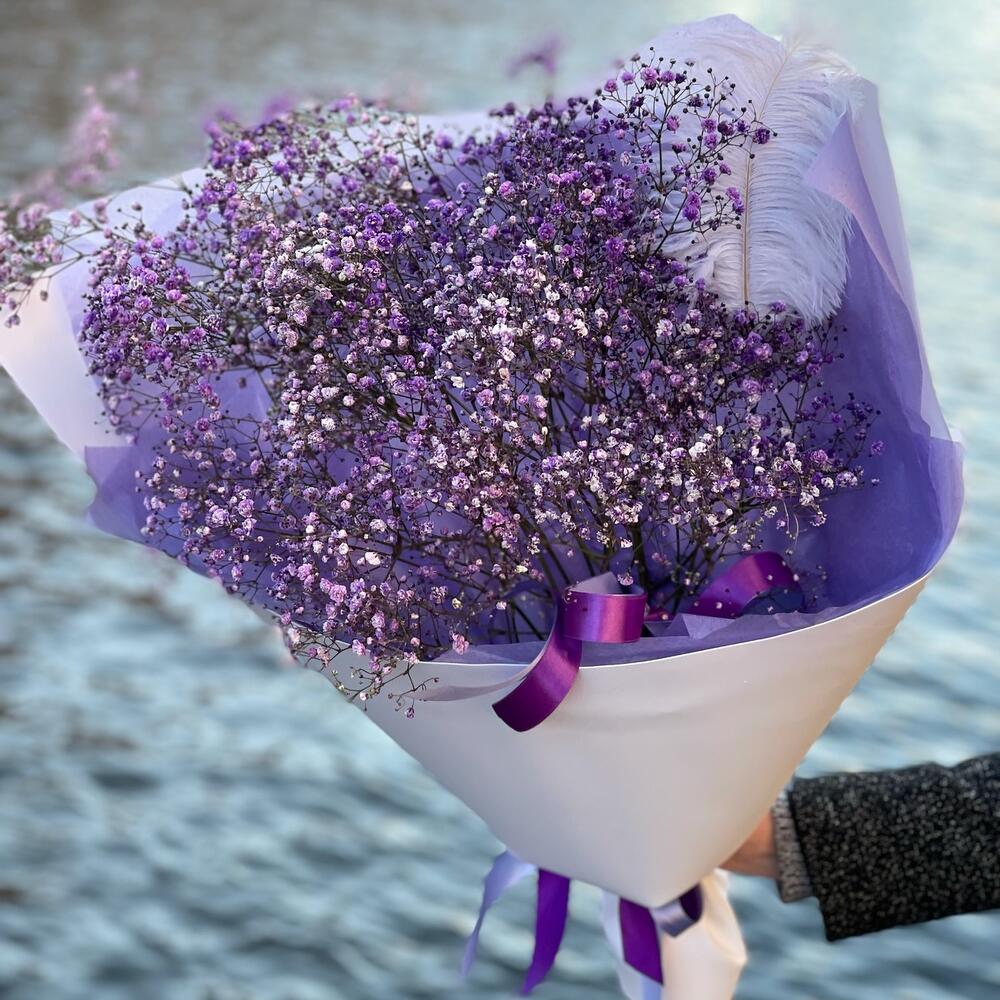 Букет из гипсофилы 