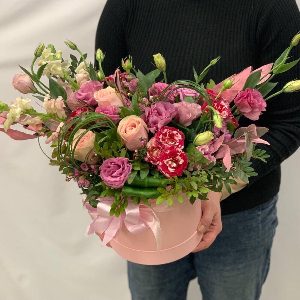 Цветы в коробке ,,Нежность