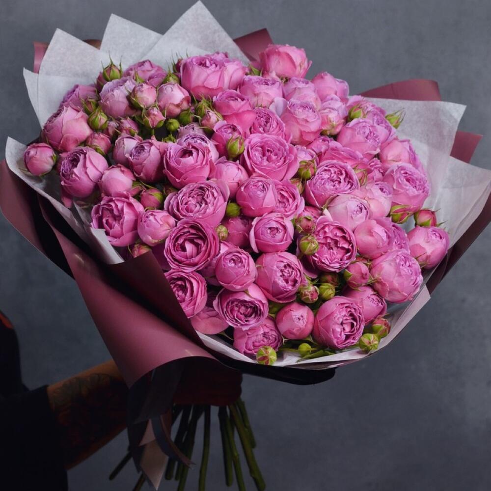 Мисти Баблс - Пионовидные спрей розы