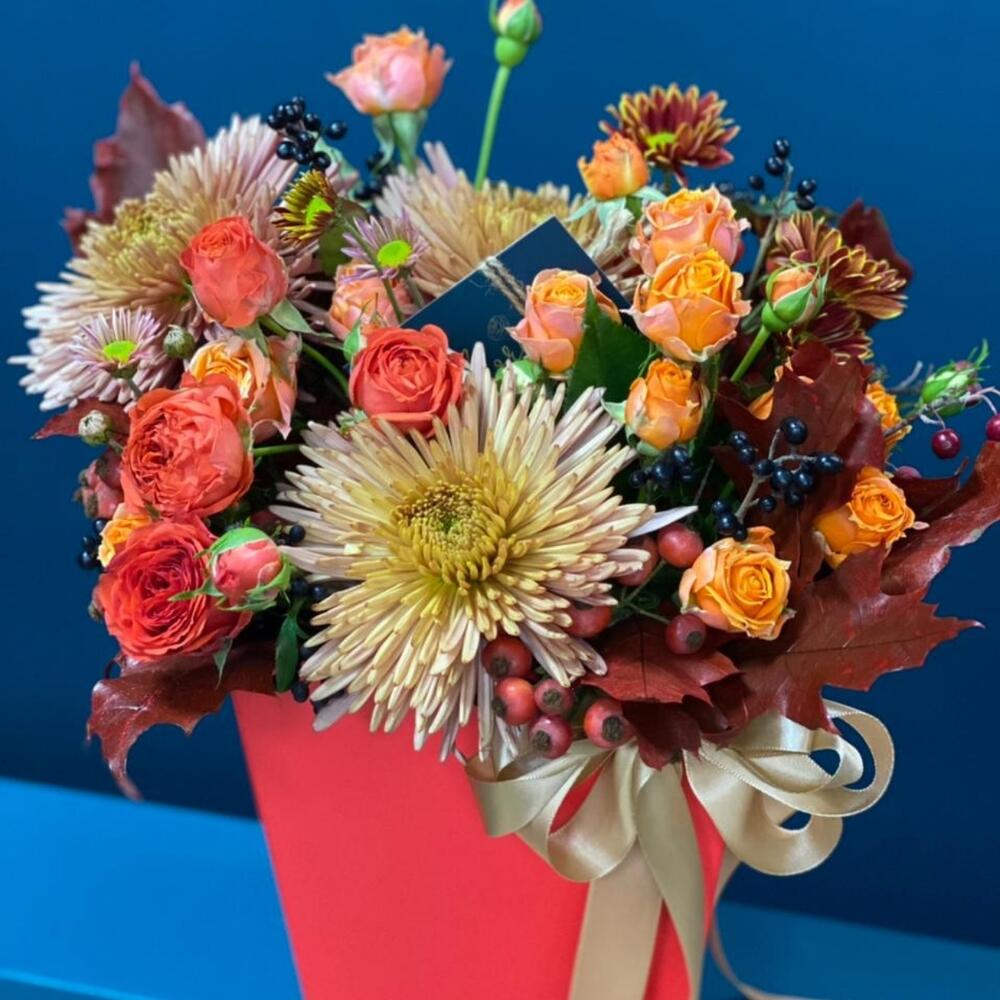 Цветы в коробке