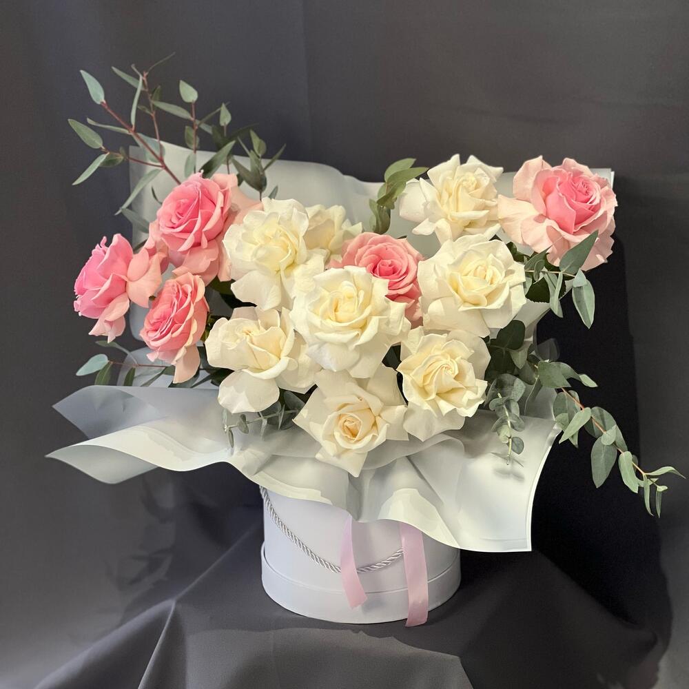 Цветы в коробке